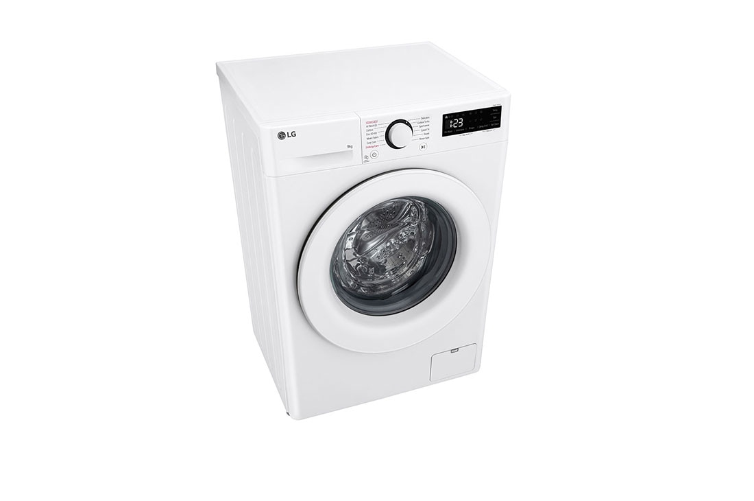 LG Masina de spalat LG, Slim, 9kg, 1200 rpm, Clasa A, Motor Inverter Direct Drive, Steam, Alb, Prospective view, F2WR509SWW, thumbnail 8