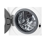 LG Masina de spalat LG, Slim, 9kg, 1200 rpm, Clasa A, Motor Inverter Direct Drive, Steam, Alb, Drum view, F2WR509SWW, thumbnail 4
