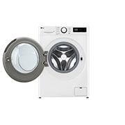 LG Masina de spalat LG, 11kg, 1400 rpm, Clasa A, Motor Inverter Direct Drive, TurboWash™, Steam, Alb, Front view with door open, F4WR511S0W, thumbnail 2