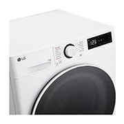 LG Masina de spalat LG, 11kg, 1400 rpm, Clasa A, Motor Inverter Direct Drive, TurboWash™, Steam, Alb, Front top view, F4WR511S0W, thumbnail 3