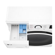 LG Masina de spalat LG, 11kg, 1400 rpm, Clasa A, Motor Inverter Direct Drive, TurboWash™, Steam, Alb, Detergent port view, F4WR511S0W, thumbnail 7