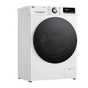 LG Masina de spalat LG, Slim, 9kg, 1200 rpm, Clasa A, Motor Inverter Direct Drive, Steam, Wi-fi, Alb, Left side view, F2WR709S2W, thumbnail 10