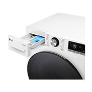 LG Masina de spalat LG, Slim, 9kg, 1200 rpm, Clasa A, Motor Inverter Direct Drive, Steam, Wi-fi, Alb, Detergent port view, F2WR709S2W, thumbnail 5