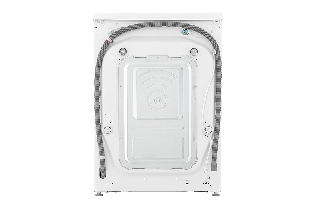 LG Masina de spalat LG, Slim, 9kg, 1200 rpm, Clasa A, Motor Inverter Direct Drive, Steam, Turbowash, Wifi, Alb  , Back side view, F2WR909P3W, thumbnail 15