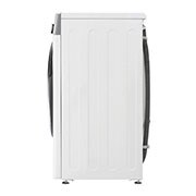 LG Masina de spalat LG, Slim, 9kg, 1200 rpm, Clasa A, Motor Inverter Direct Drive, Steam, Turbowash, Wifi, Alb  , Side view, F2WR909P3W, thumbnail 14