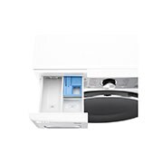 LG Masina de spalat LG, Slim, 9kg, 1200 rpm, Clasa A, Motor Inverter Direct Drive, Steam, Turbowash, Wifi, Alb  , Lid Open view, F2WR909P3W, thumbnail 7