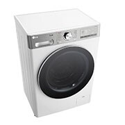 LG Masina de spalat LG, Slim, 9kg, 1200 rpm, Clasa A, Motor Inverter Direct Drive, Steam, Turbowash, Wifi, Alb  , Prospective view, F2WR909P3W, thumbnail 8