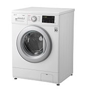 LG Masina de Spalat, 8 kg, 1400rpm, Motor Inverter Direct Drive, Steam, Alb, left side, F4J3TS4WE, thumbnail 8