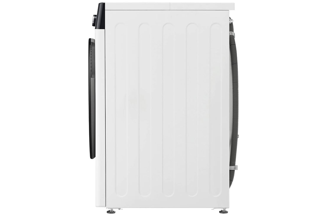 LG Mașină de spălat cu uscător, 11kg/ 6kg, 1400rpm, Motor Inverter Direct Drive, TurboWash, WI-FI, Alb, Side view, F4DR711S2H, thumbnail 14