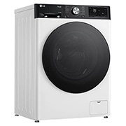 LG Mașină de spălat cu uscător, 11kg/ 6kg, 1400rpm, Motor Inverter Direct Drive, TurboWash, WI-FI, Alb, Left view, F4DR711S2H, thumbnail 10