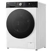 LG Mașină de spălat cu uscător, 11kg/ 6kg, 1400rpm, Motor Inverter Direct Drive, TurboWash, WI-FI, Alb, Right view, F4DR711S2H, thumbnail 12