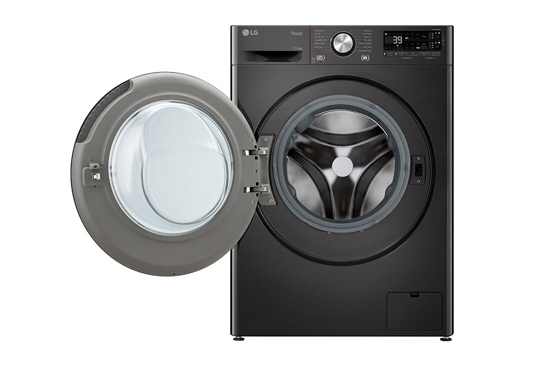 LG Masina de spalat cu uscator, 11kg/ 6kg, Motor Inverter Direct Drive, Steam, WI-FI, front open, F4DR711S2BA, thumbnail 2