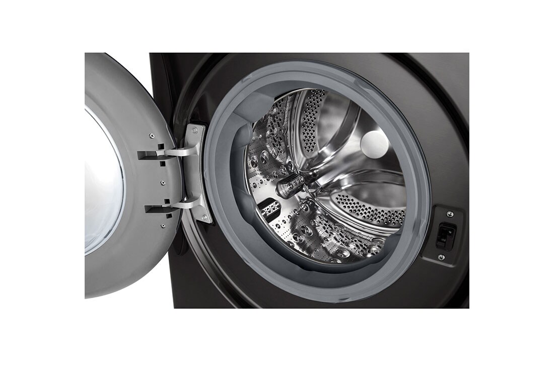 LG Masina de spalat cu uscator, 11kg/ 6kg, Motor Inverter Direct Drive, Steam, WI-FI, drum image, F4DR711S2BA, thumbnail 4