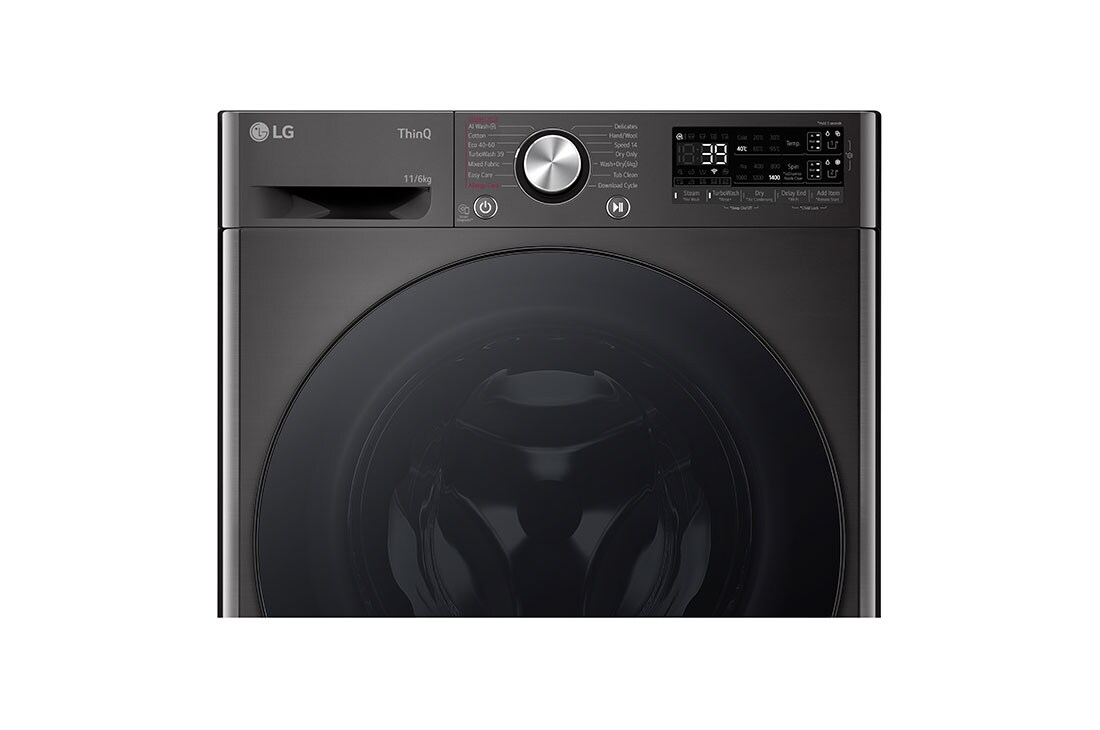 LG Masina de spalat cu uscator, 11kg/ 6kg, Motor Inverter Direct Drive, Steam, WI-FI, detailed image, F4DR711S2BA, thumbnail 5