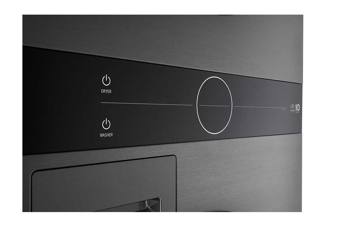 LG WashTower™, 12 kg / 10 kg, AI DD™, Steam™, TurboWash™360˚, Pompă de Căldură Dual Inverter, Panou1_Fără_Lumină, WT1210BBF, thumbnail 4