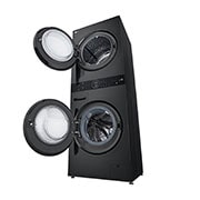 LG WashTower™, 12 kg / 10 kg, AI DD™, Steam™, TurboWash™360˚, Pompă de Căldură Dual Inverter, Perspectivă_Dreapta_Deschis2, WT1210BBF, thumbnail 11