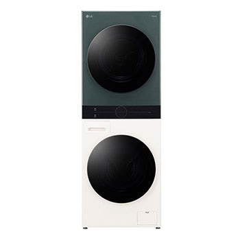 LG WashTower™, 12 kg / 10 kg, AI DD™, Steam™, TurboWash™360˚, Pompă de Căldură Dual Inverter