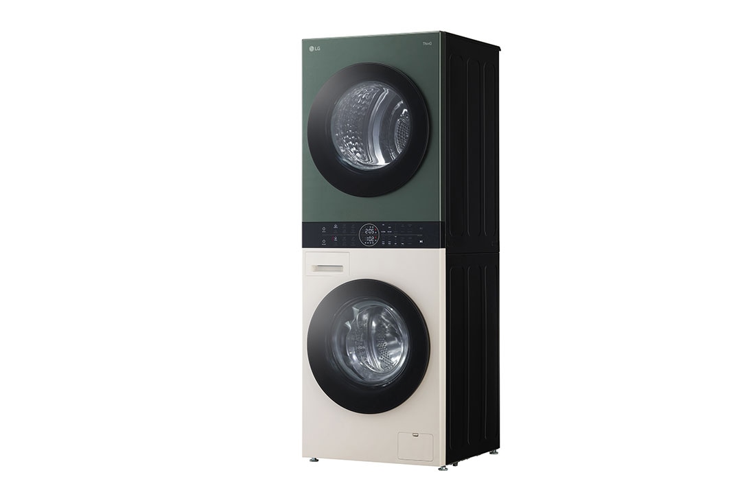 LG WashTower™, 12 kg / 10 kg, AI DD™, Steam™, TurboWash™360˚, Pompă de Căldură Dual Inverter, WT1210EGF, thumbnail 12