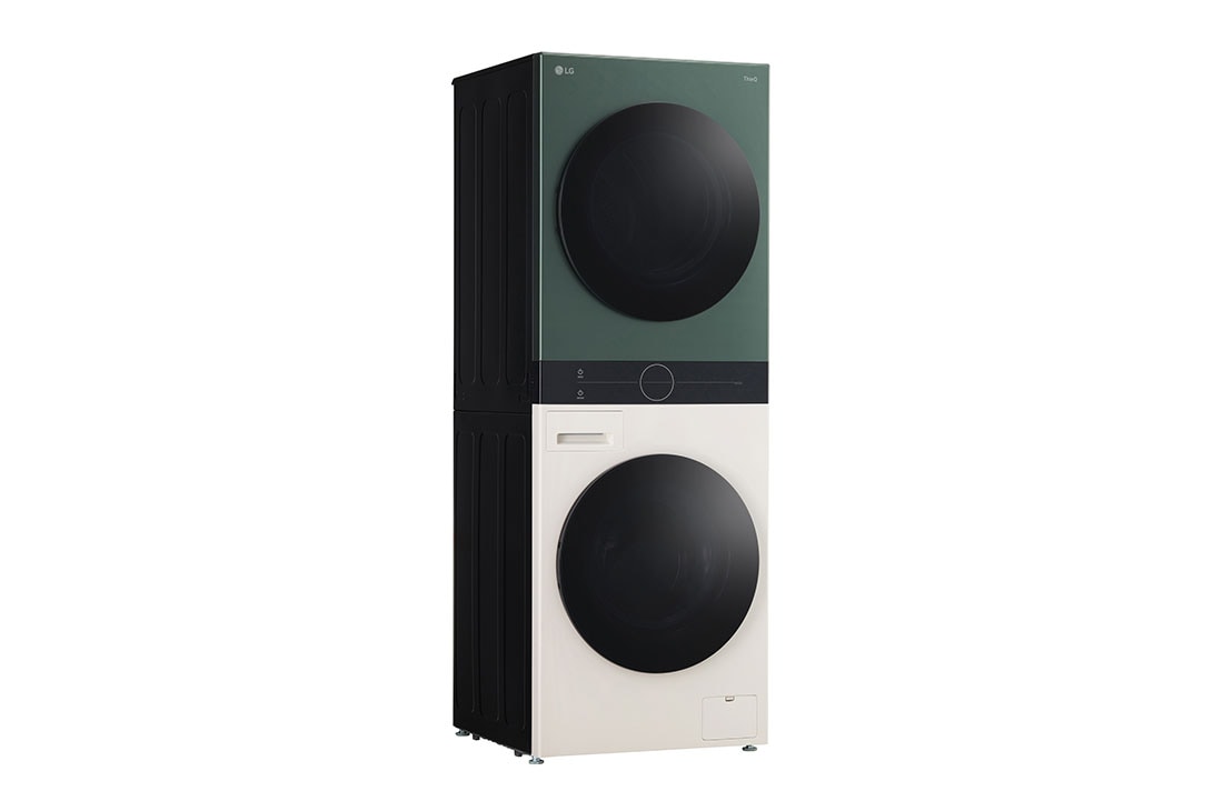 LG WashTower™, 12 kg / 10 kg, AI DD™, Steam™, TurboWash™360˚, Pompă de Căldură Dual Inverter, WT1210EGF, thumbnail 2