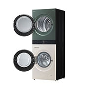 LG WashTower™, 12 kg / 10 kg, AI DD™, Steam™, TurboWash™360˚, Pompă de Căldură Dual Inverter, WT1210EGF, thumbnail 10