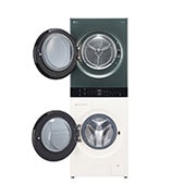 LG WashTower™, 12 kg / 10 kg, AI DD™, Steam™, TurboWash™360˚, Pompă de Căldură Dual Inverter, WT1210EGF, thumbnail 4