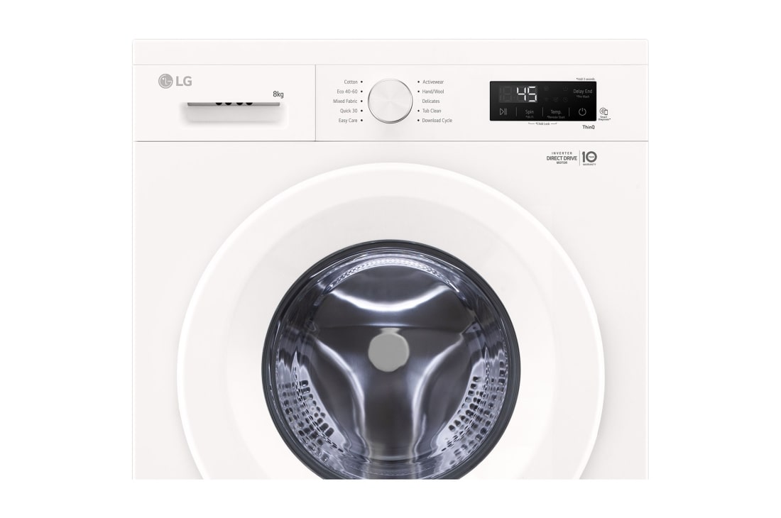 LG Mașină de Spălat LG, 8kg, 1400rpm, Wi-Fi, display, F4X1008NWH, thumbnail 5