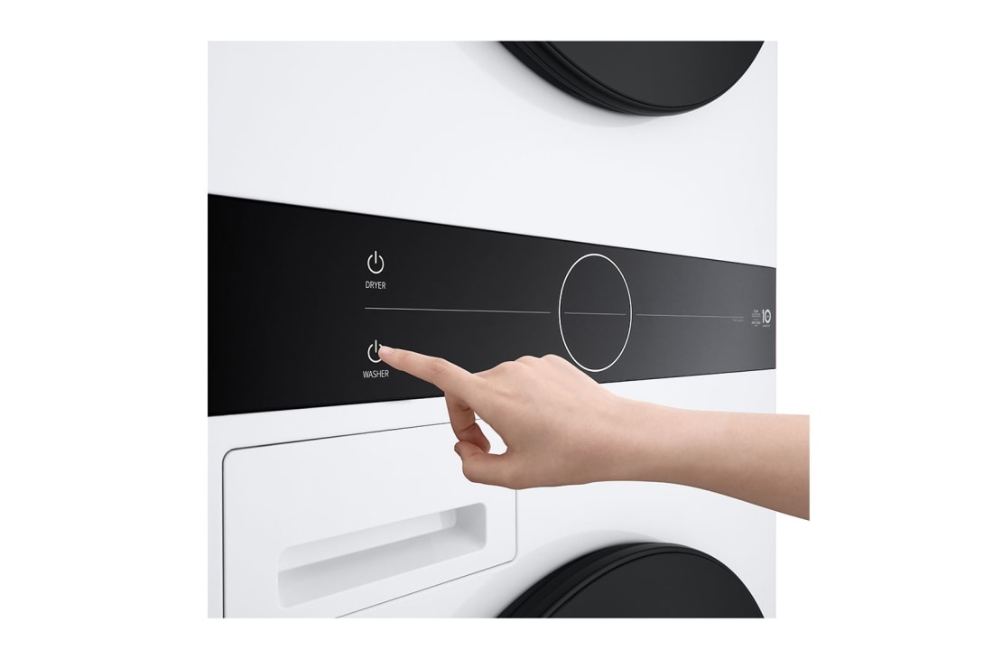 LG WashTower™, 12 kg / 10 kg, AI DD™, Steam™, TurboWash™360˚, Pompă de Căldură Dual Inverter, WT1210WWF, thumbnail 8