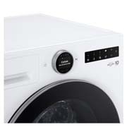 LG Mașină de spălat rufe LG Seria 7, 9 kg, 1400 rpm, AI Direct Drive, alba, Detaliu afișaj buton rotativ, F2X70S9TWS, thumbnail 6