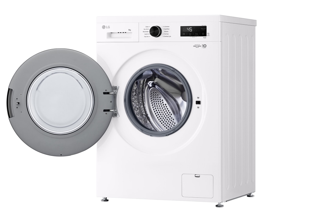 LG Mașină de spălat LG, 9kg, Motor Inverter Direct Drive, Wi-Fi, Mașină de spălat LG Direct Drive 9 kg, Seria 2, albă, F4X1009NWK, thumbnail 8