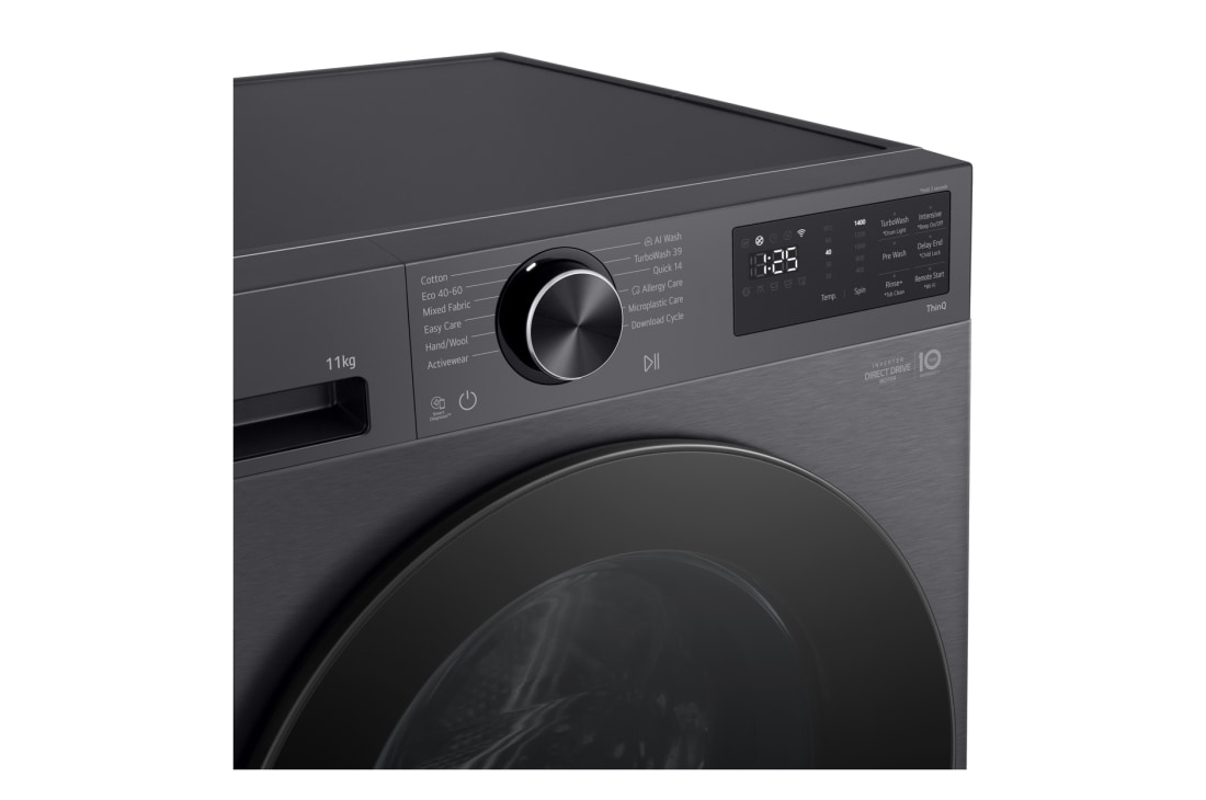 LG Mașină de spălat LG, 11 kg, Inverter Direct Drive AI DD, TurboWash360˚, F4X5011TBB, thumbnail 3