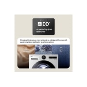 LG Mașină de spălat, 9 kg, Inverter Direct Drive AI DD, TurboWash360˚, Steam+, F4X9009TWCE, thumbnail 13