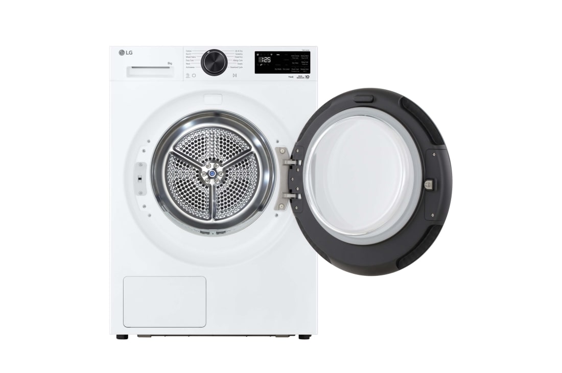 LG Uscător cu pompă de căldură AI DUAL Inverter Heat Pump™, 8 kg, ThinQ™., RHX5008TLB, thumbnail 2