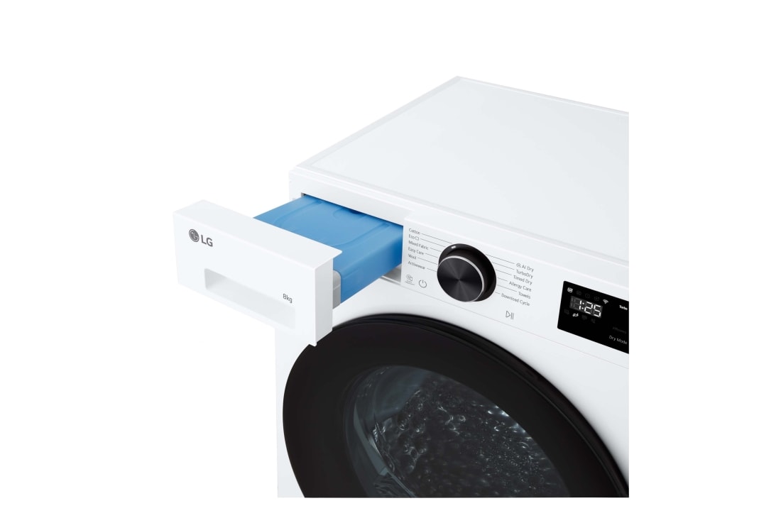 LG Uscător cu pompă de căldură AI DUAL Inverter Heat Pump™, 8 kg, ThinQ™., RHX5008TLB, thumbnail 5
