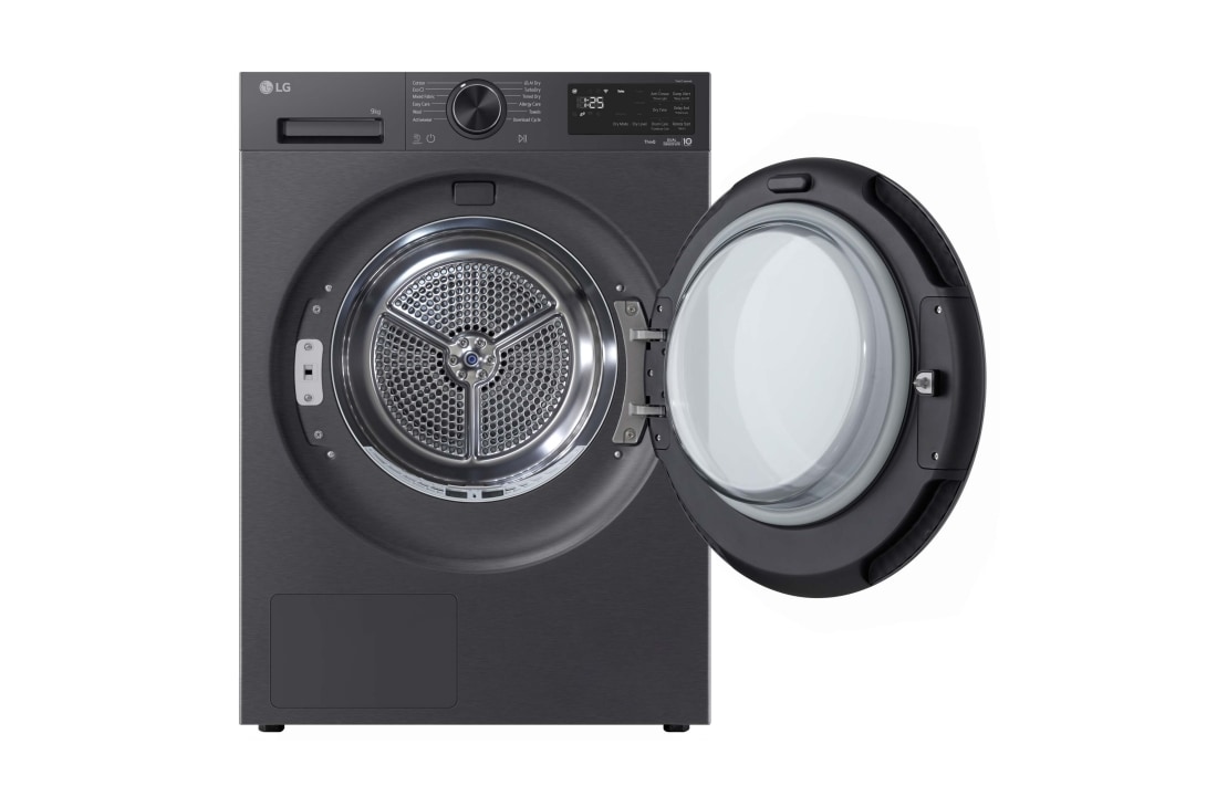 LG Uscător cu pompă de căldură AI DUAL Inverter Heat Pump™, 9 kg, ThinQ™., RHX5009TBB, thumbnail 2