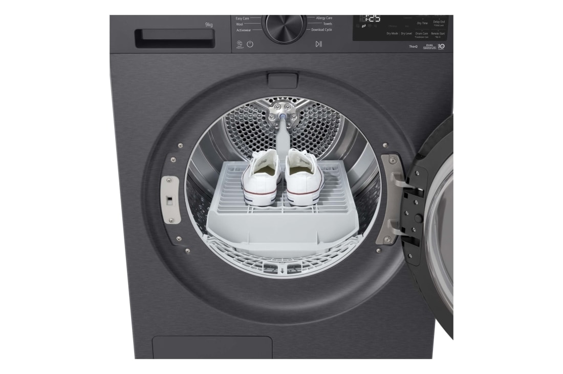 LG Uscător cu pompă de căldură AI DUAL Inverter Heat Pump™, 9 kg, ThinQ™., RHX5009TBB, thumbnail 11