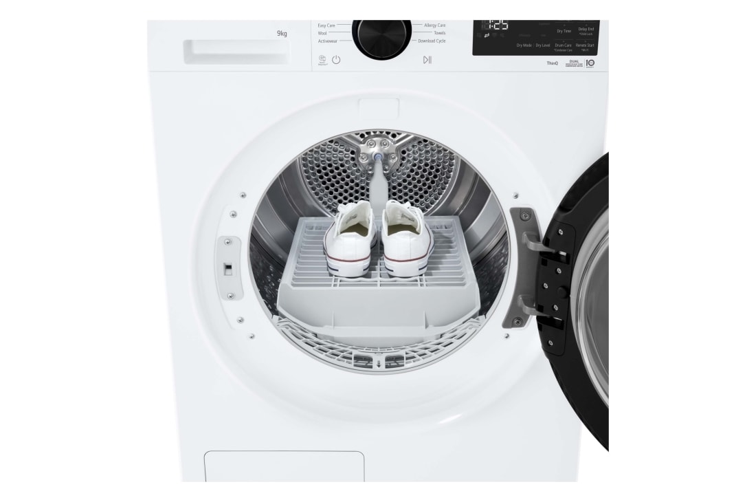 LG Uscător cu pompă de căldură AI DUAL Inverter Heat Pump™, 9 kg, ThinQ™., RHX5009TLB, thumbnail 8