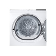 LG Uscător de rufe cu pompă de căldură, 8 kg, Clasa D, imagine detaliată cu interiorul lateral al uscătorului, RHA1008NWK, thumbnail 9