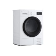 LG Uscător de rufe cu pompă de căldură, 8 kg, Clasa D, imagine cu partea stângă a uscătorului (vedere laterală stânga), RHA1008NWK, thumbnail 13