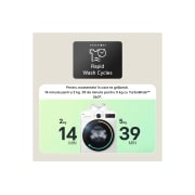 LG Mașină de spălat cu uscător 11 kg spălare / 6 kg uscare AI Direct Drive™, W4X5016TBB, thumbnail 7