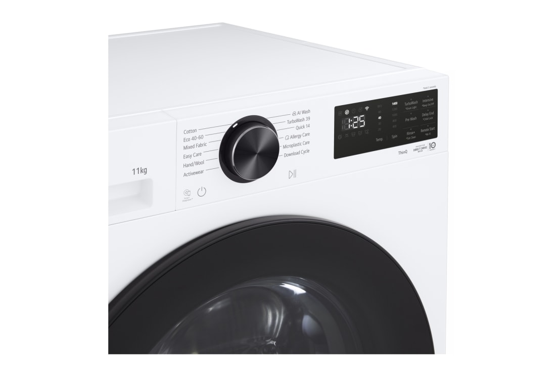LG Mașină de spălat LG, 11 kg, Inverter Direct Drive AI DD, TurboWash360˚, F4X5011TLB, thumbnail 4