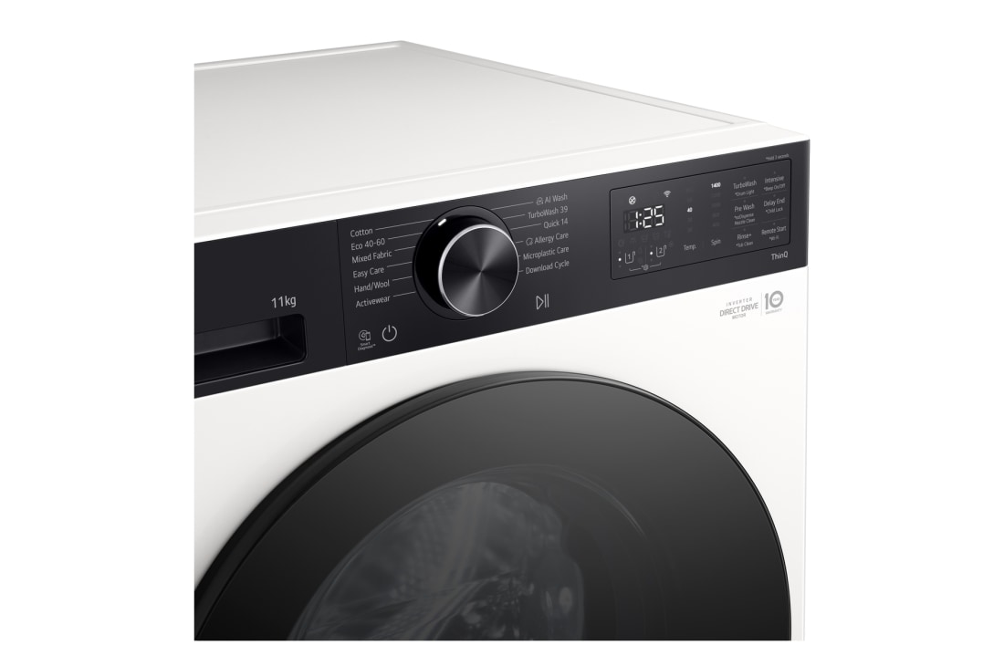 LG Mașină de spălat LG, 11 kg, Inverter Direct Drive AI DD, TurboWash360˚, Dozator Automat, F4X5511THB, thumbnail 3