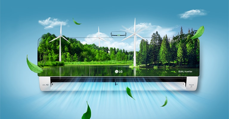 Un aparat de aer condiţionat ce respectă natura şi oferă o briză naturală.