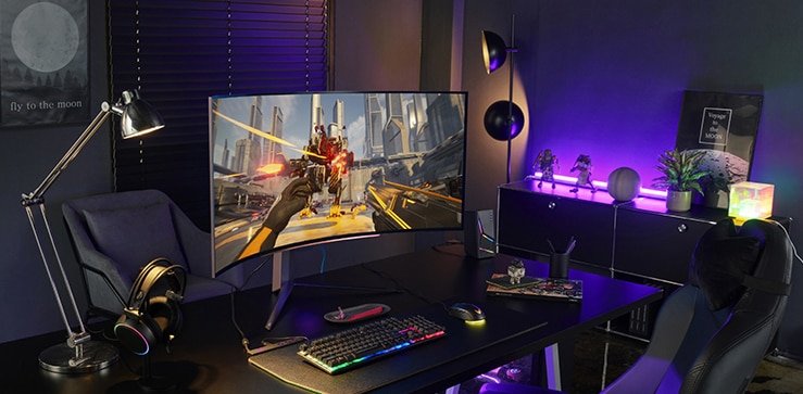 Imagine cu LG UltraGear™ OLED.