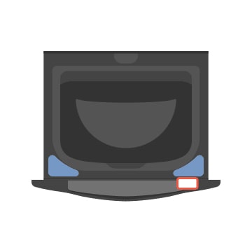 Afișează Mini Wash2 și amplasarea autocolantului cu codul QR de pe acesta.