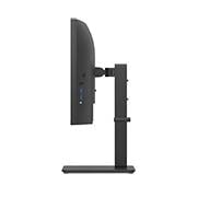 LG Monitor IPS curbat QHD UltraWide de 34'' cu cameră web FHD încorporată și USB Type-C™, visning fra siden, 34BA85QE-B, thumbnail 5