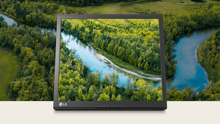 O imagine cu natura, pe un monitor 17BR30T.