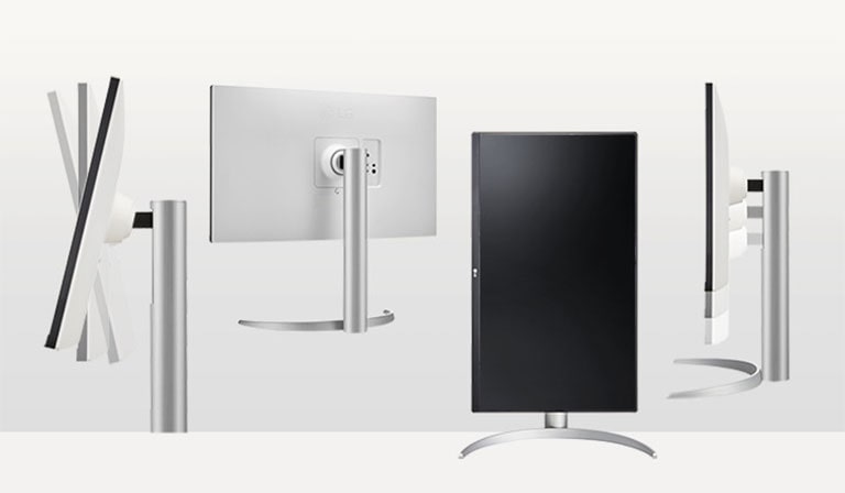 Design ergonomic cu caracteristici de basculare, înălțime și pivotare și cu suportul One-Click.