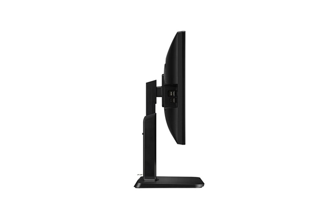 LG Monitor IPS de 21.5”, side view of the monitor moving downwards for height adjustment, 22MB37PU, thumbnail 8