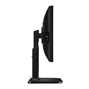 LG Monitor IPS de 21.5”, side view of the monitor moving downwards for height adjustment, 22MB37PU, thumbnail 8