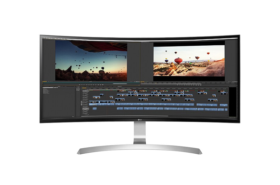 LG Monitor LG curbat 34'' | 21:9 UltraWide™ QHD | USB Type-C™ | Mod Citire, 34UC99-W